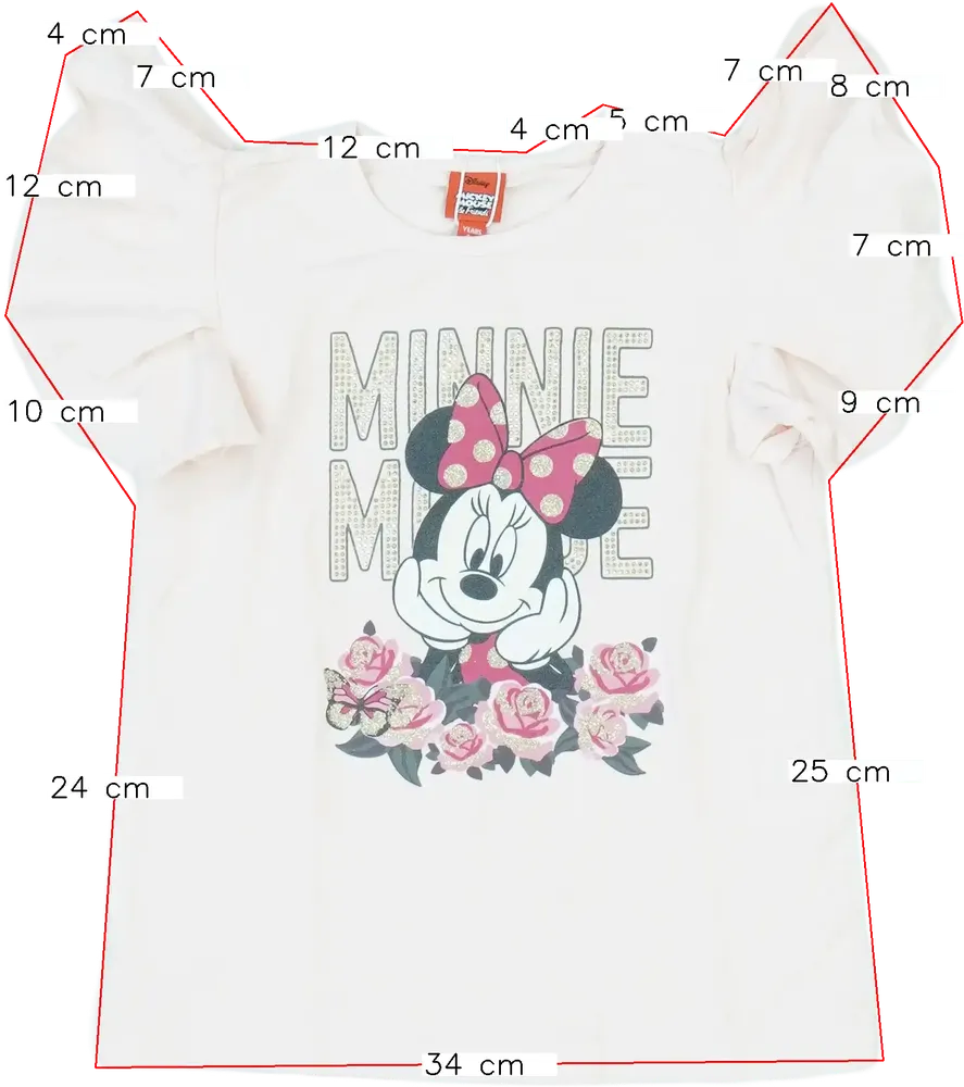 Rózsaszín Disney Póló EU 110 / UK 5 év / US 5 év/XS