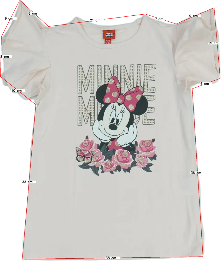 Rózsaszín Disney Póló EU 134 / UK 9 év / US 9 év/L
