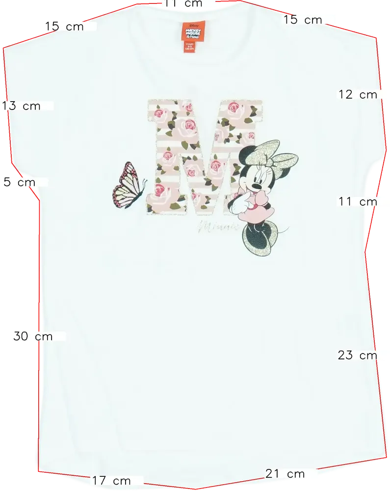 Fehér Disney Póló EU 134 / UK 9 év / US 9 év/L