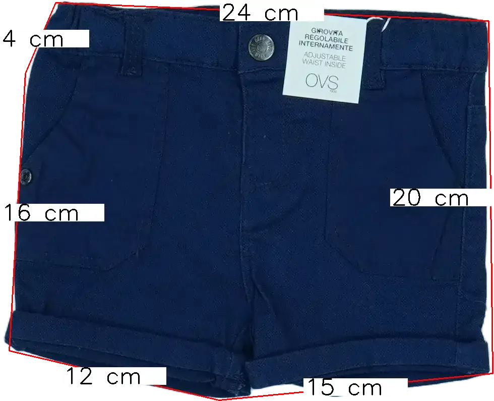 Kék OVS - Fagottino Rövidnadrág EU 86 / UK 12-18 hónap / US 18 hónap