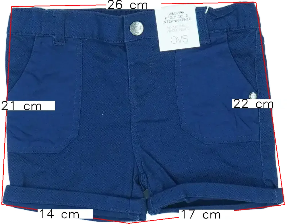 Kék OVS - Fagottino Rövidnadrág EU 92 / UK 2 év / US 2T
