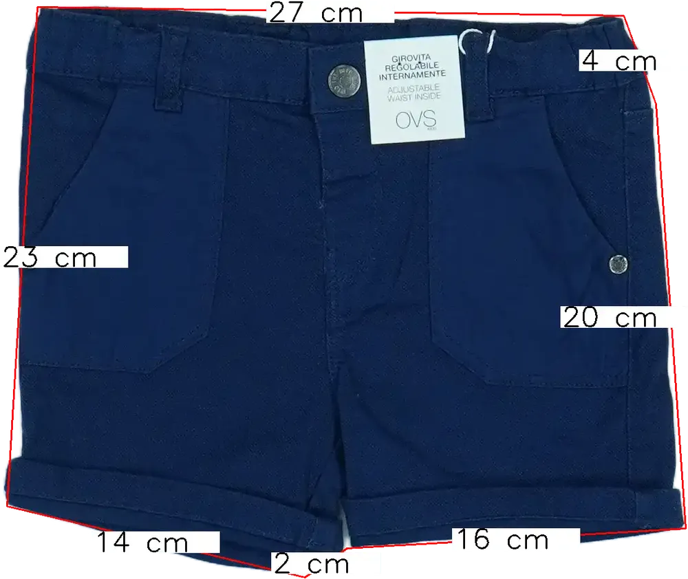 Kék OVS - Fagottino Rövidnadrág EU 92 / UK 2 év / US 2T