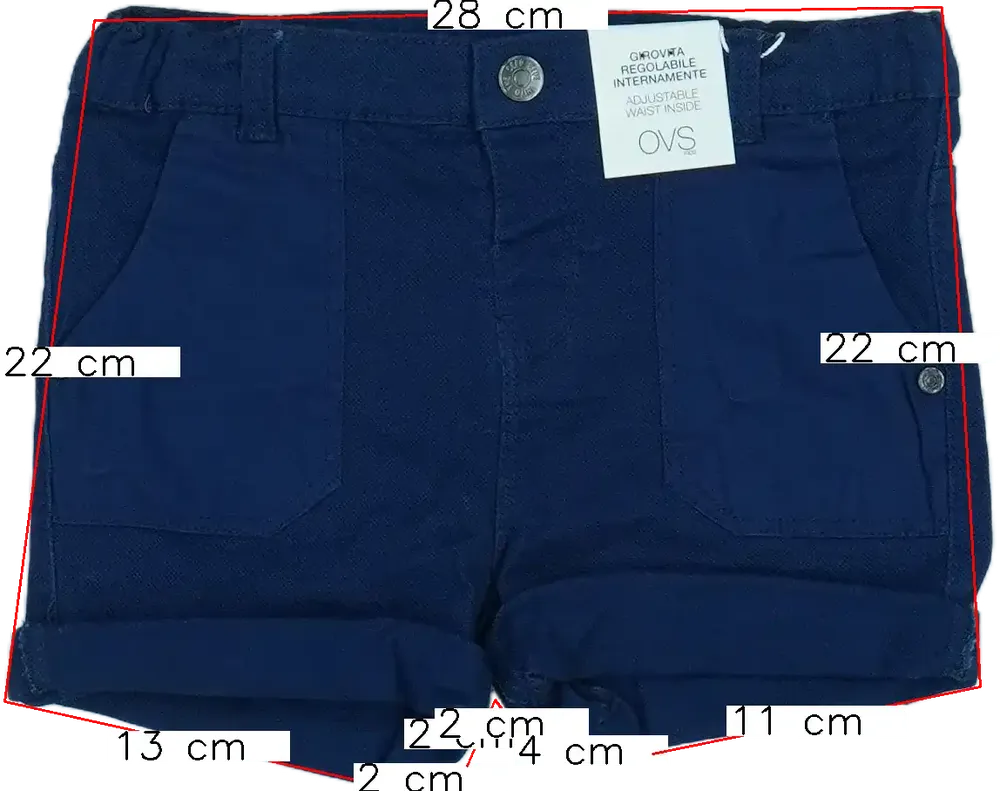 Kék OVS Rövidnadrág EU 98 / UK 3 év / US 3T