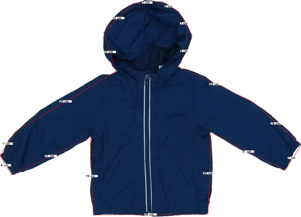 Kék OVS - Fagottino Széldzseki EU 80 / UK 9-12 hónap / US 12 hónap