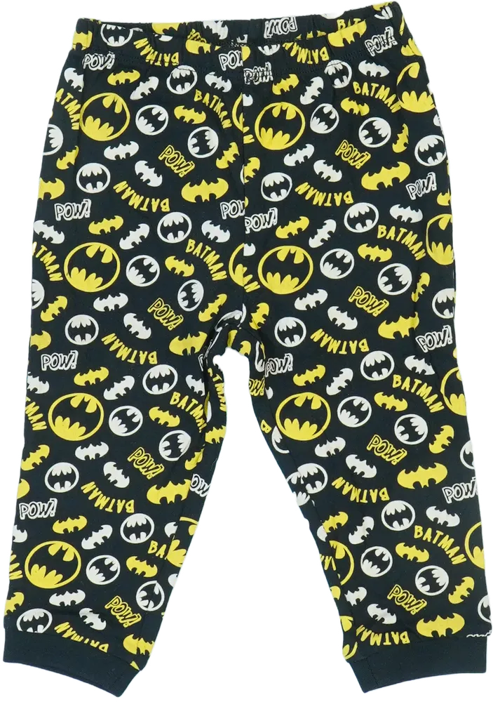 Fekete Batman Melegítőnadrág EU 74 / UK 6-9 hónap / US 6-9 hónap