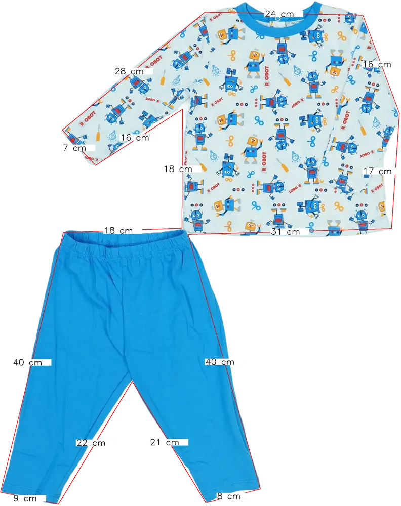 Többszínű OVS - Fagottino Pizsama EU 74 / UK 6-9 hónap / US 6-9 hónap