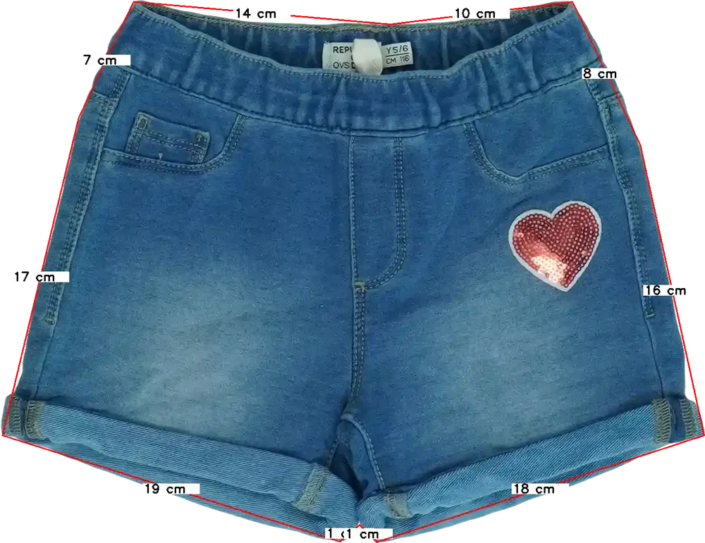 Kék OVS Rövidnadrág EU 116 / UK 6 év / US 6 év/S