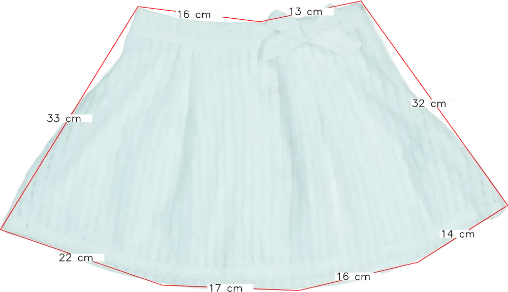 Fehér OVS Szoknya EU 128 / UK 8 év / US 8 év/M