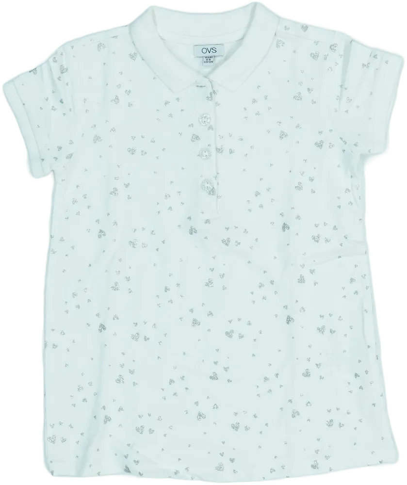 Fehér OVS Póló EU 134 / UK 9 év / US 9 év/L