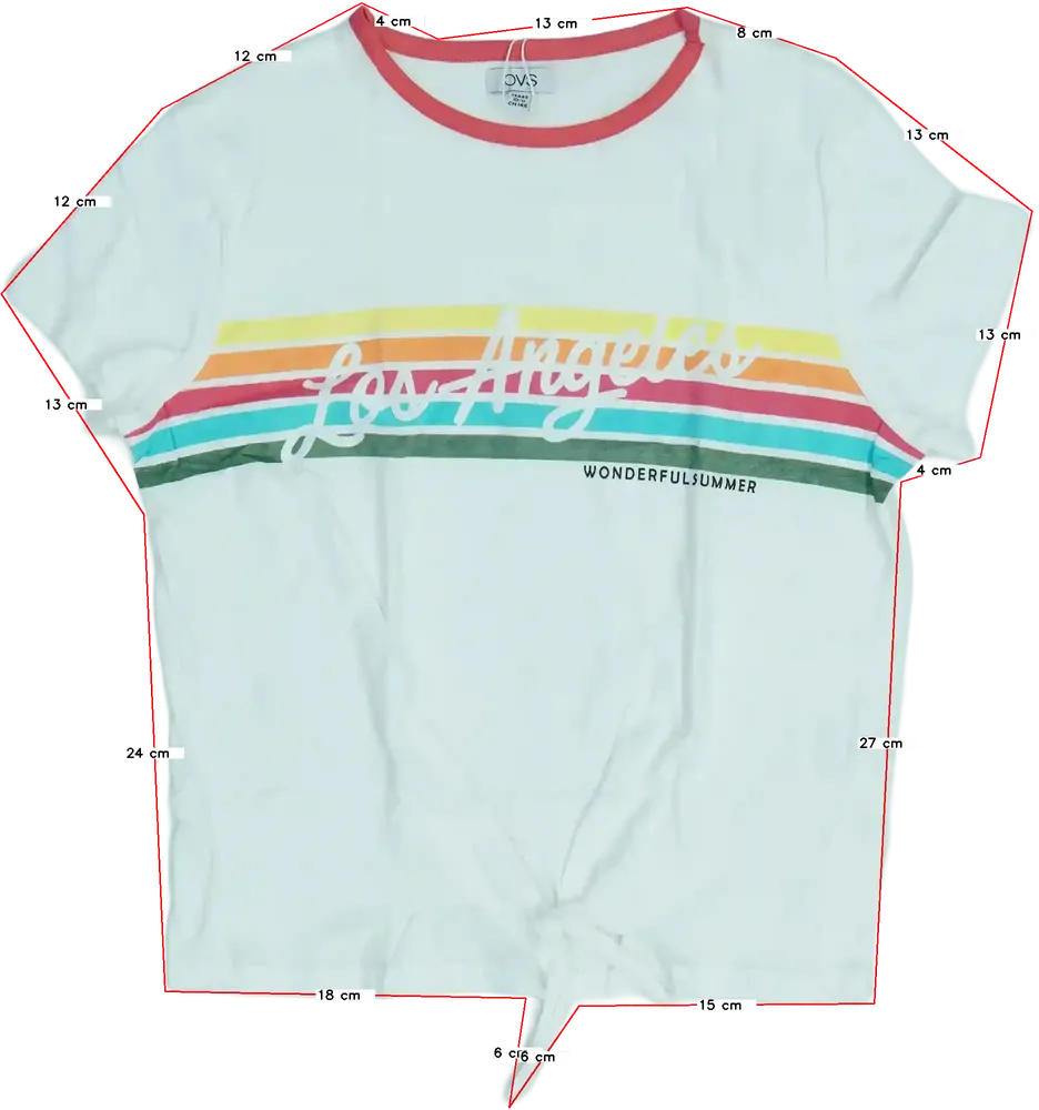 Fehér OVS Póló EU 146 / UK 11 év / US 12 év/L