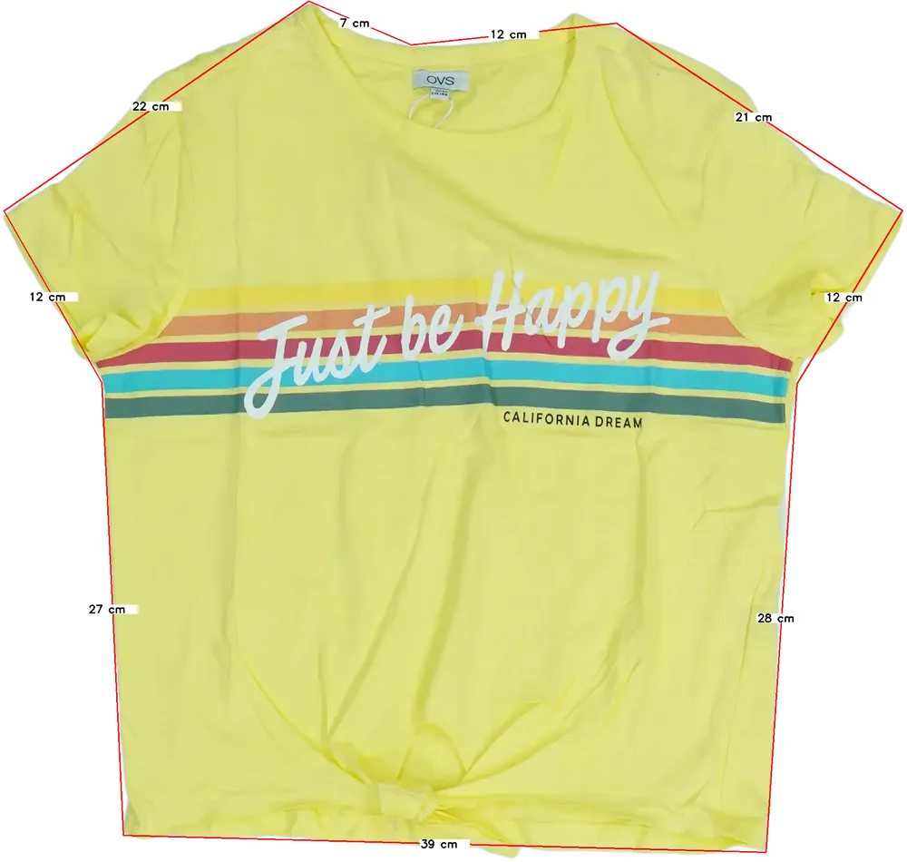 Sárga OVS Póló EU 146 / UK 11 év / US 12 év/L