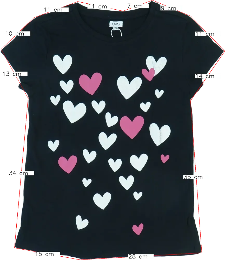 Fehér OVS Póló EU 152 / UK 12 év / US 12 év/L