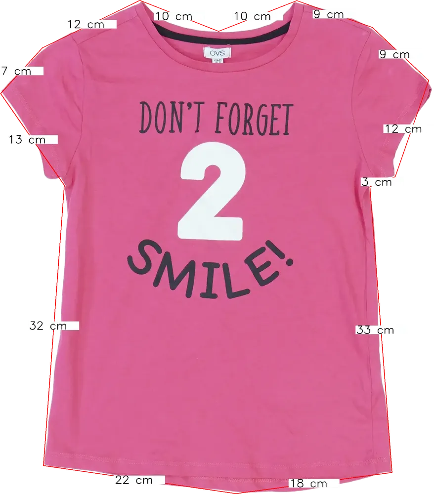 Rózsaszín OVS Póló EU 146 / UK 11 év / US 12 év/L