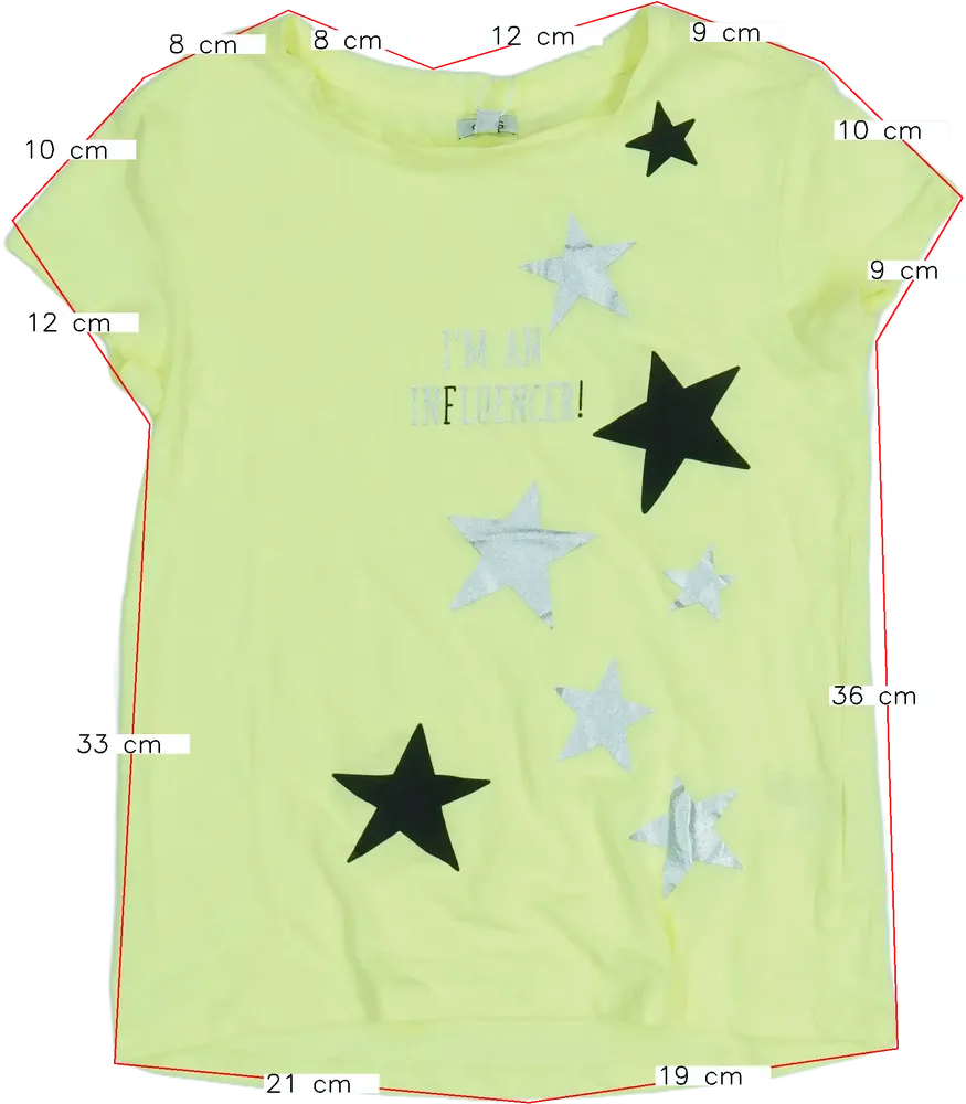 Sárga OVS Póló EU 146 / UK 11 év / US 12 év/L