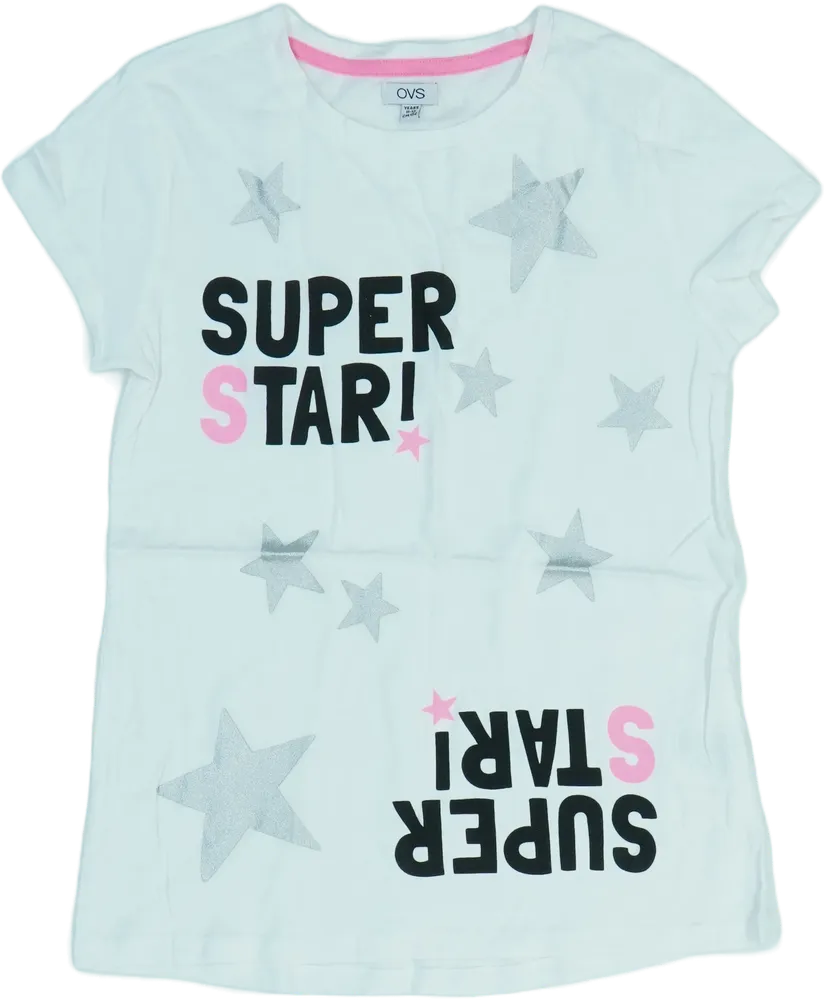 Fehér OVS Póló EU 152 / UK 12 év / US 12 év/L