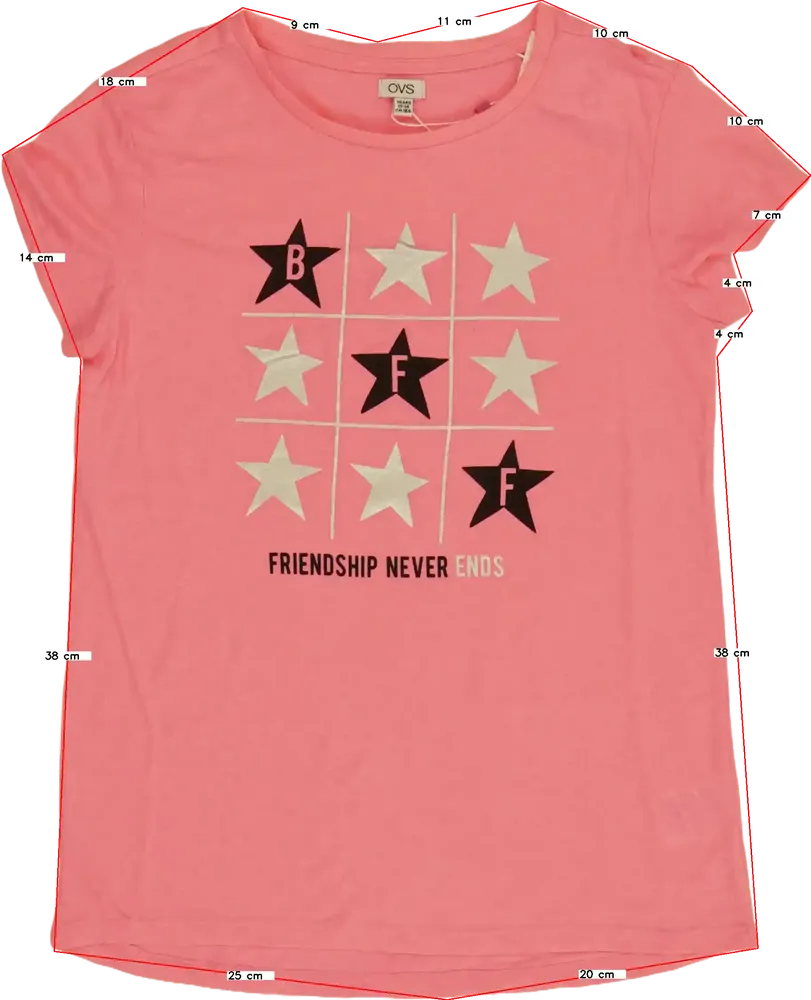 Rózsaszín OVS Póló EU 164 / UK 14 év / US 14 év/XL