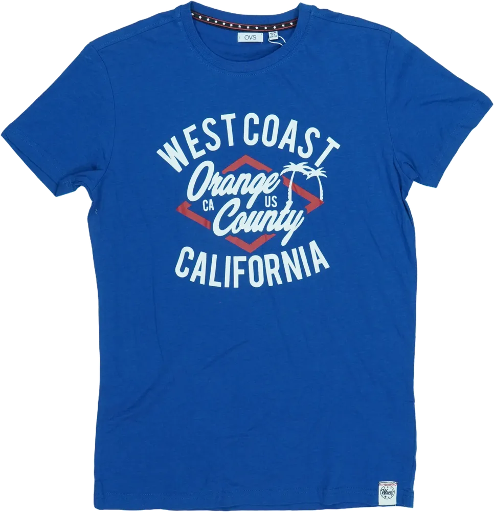 Kék OVS Póló EU 170 / UK 15 év / US XL