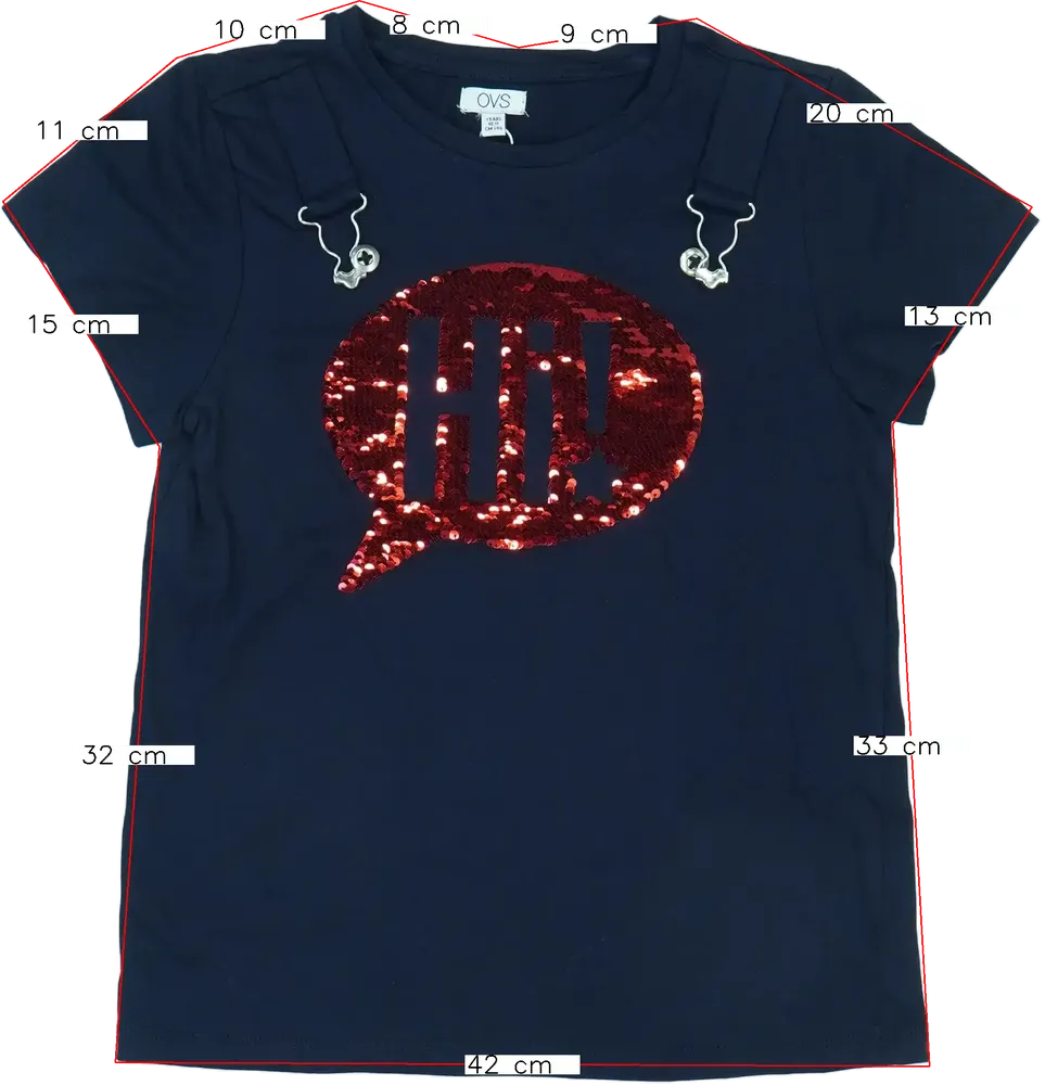 Kék OVS Póló EU 146 / UK 11 év / US 12 év/L