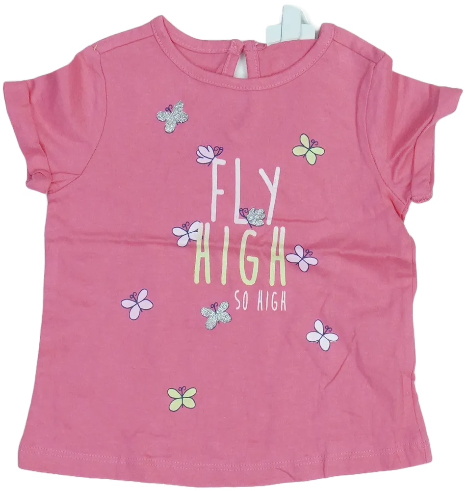 Rózsaszín OVS Póló EU 74 / UK 6-9 hónap / US 6-9 hónap