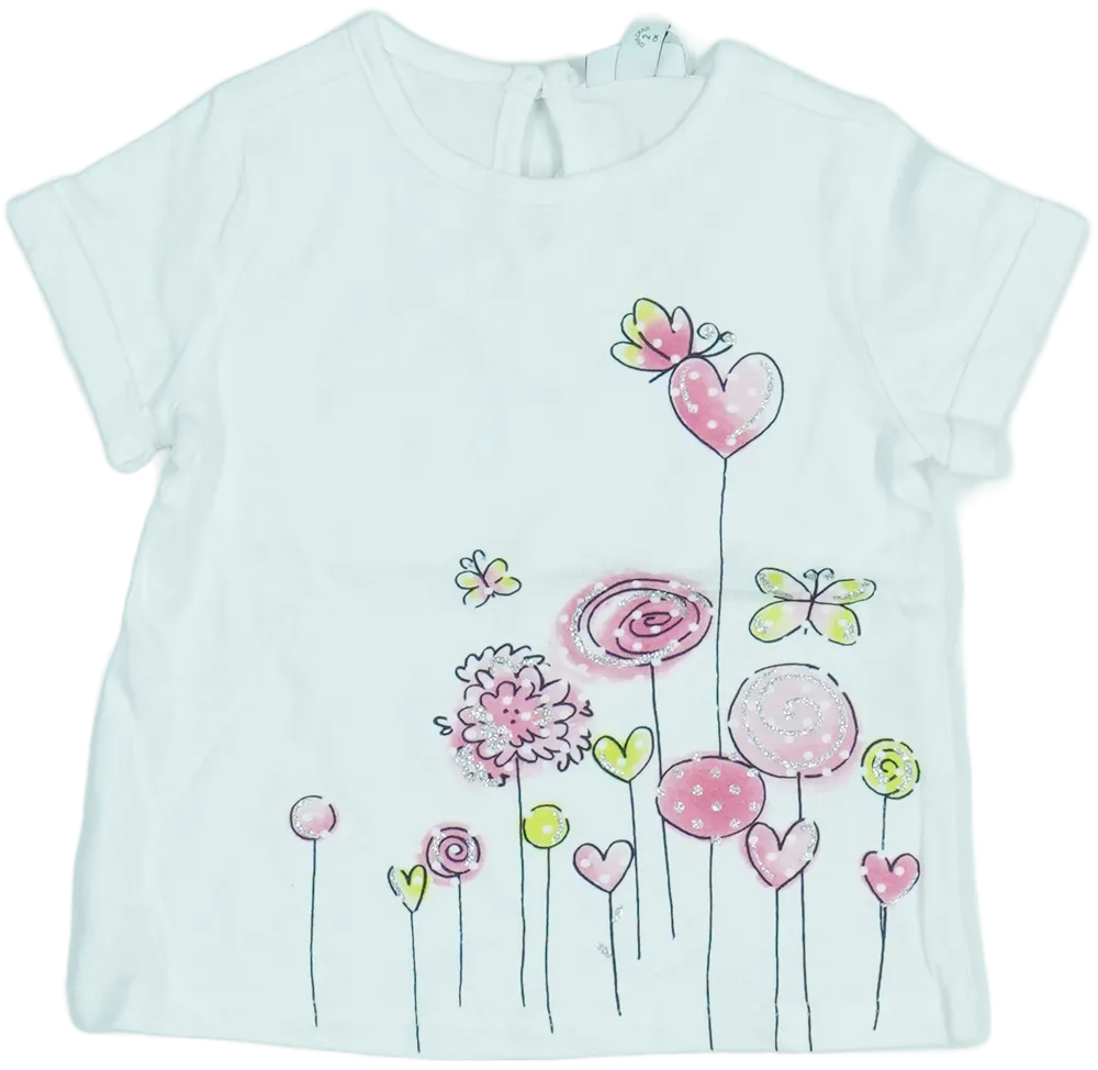 Fehér OVS Póló EU 80 / UK 9-12 hónap / US 12 hónap