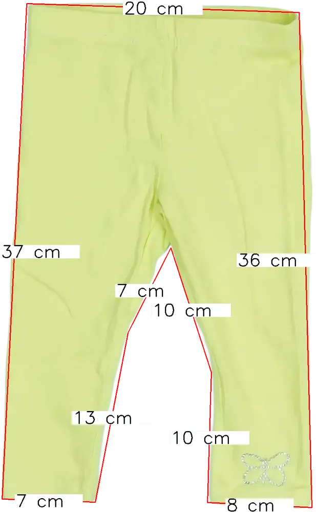 Sárga Benetton Leggings EU 74 / UK 6-9 hónap / US 6-9 hónap