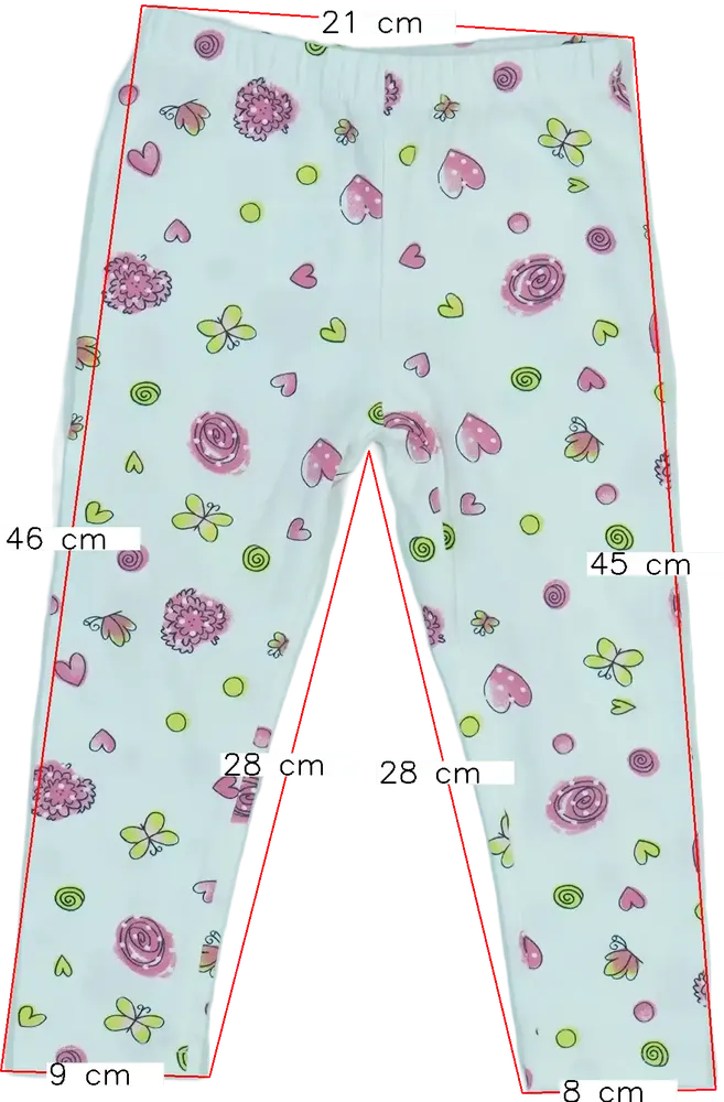 Fehér OVS - Fagottino Leggings EU 92 / UK 2 év / US 2T