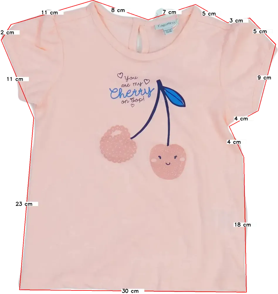 Rózsaszín OVS - Fagottino Póló EU 86 / UK 12-18 hónap / US 18 hónap