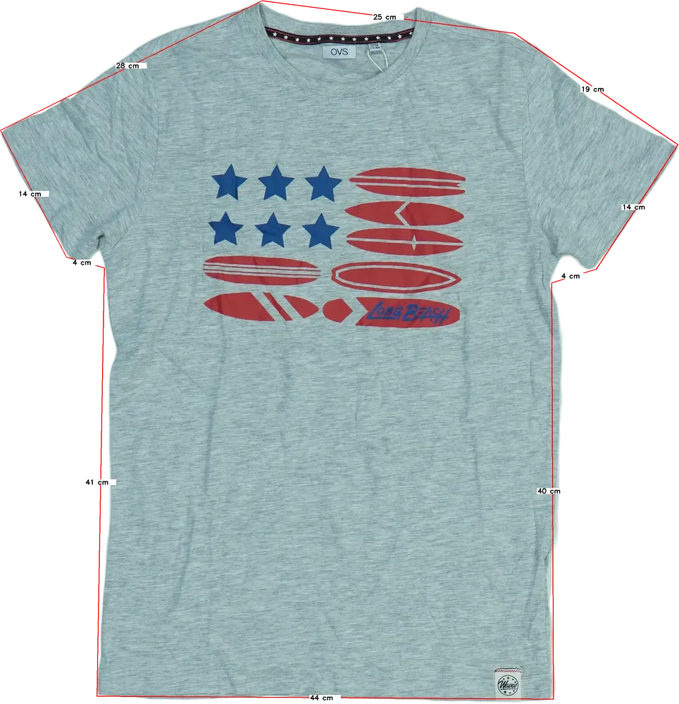 Szürke OVS Póló EU 164 / UK 14 év / US 14 év/XL