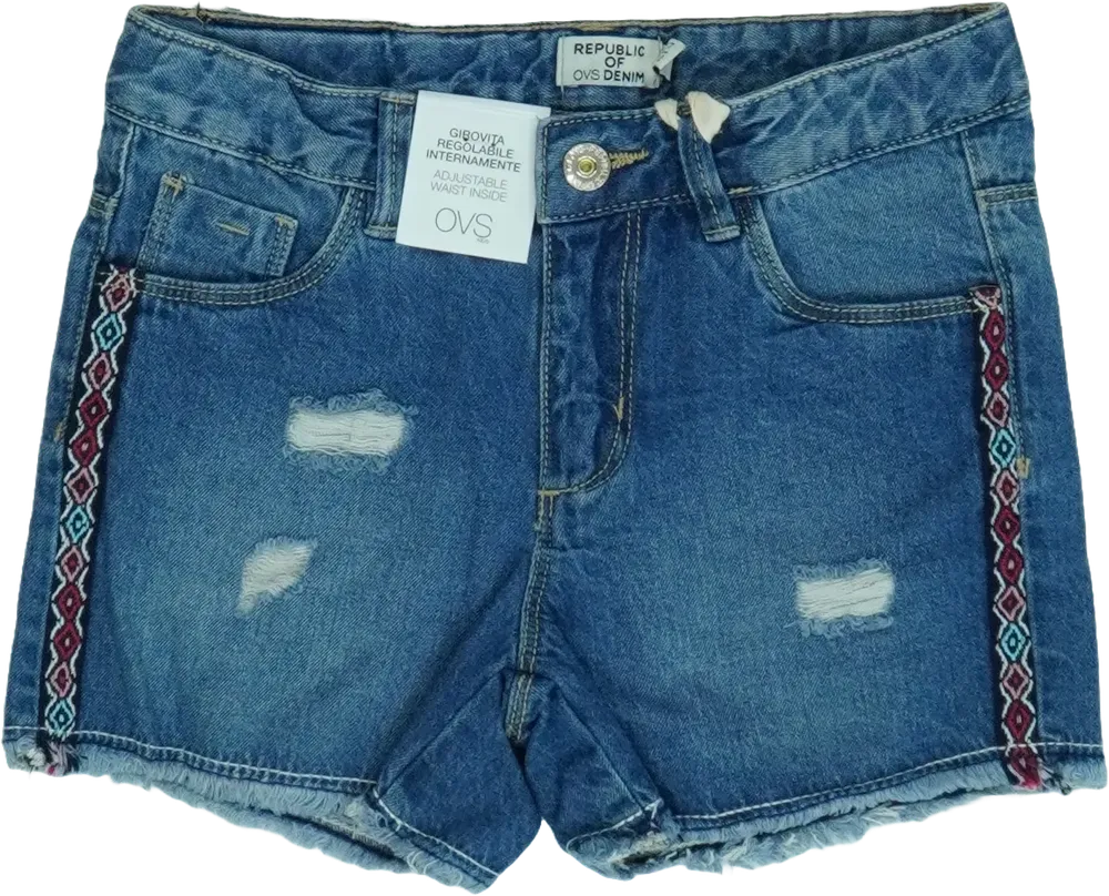 Kék OVS Rövidnadrág EU 122 / UK 7 év / US 7 év/M