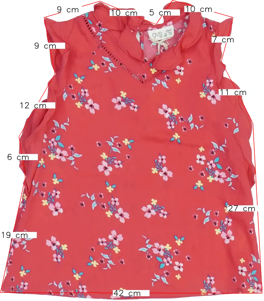 Rózsaszín OVS Blúz EU 128 / UK 8 év / US 8 év/M