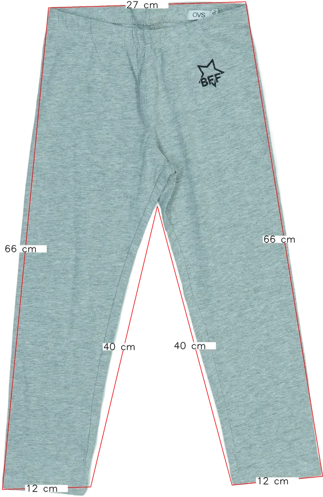 Szürke OVS Leggings EU 146 / UK 11 év / US 12 év/L