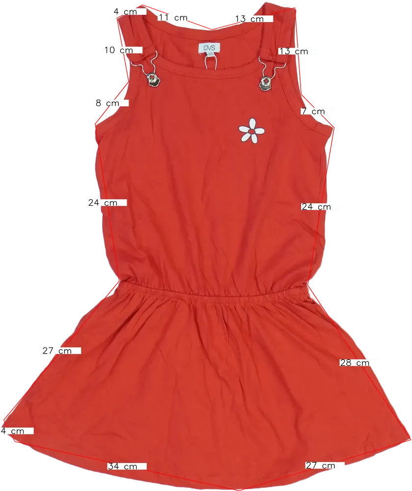 Piros OVS Ruha EU 140 / UK 10 év / US 10 év/L