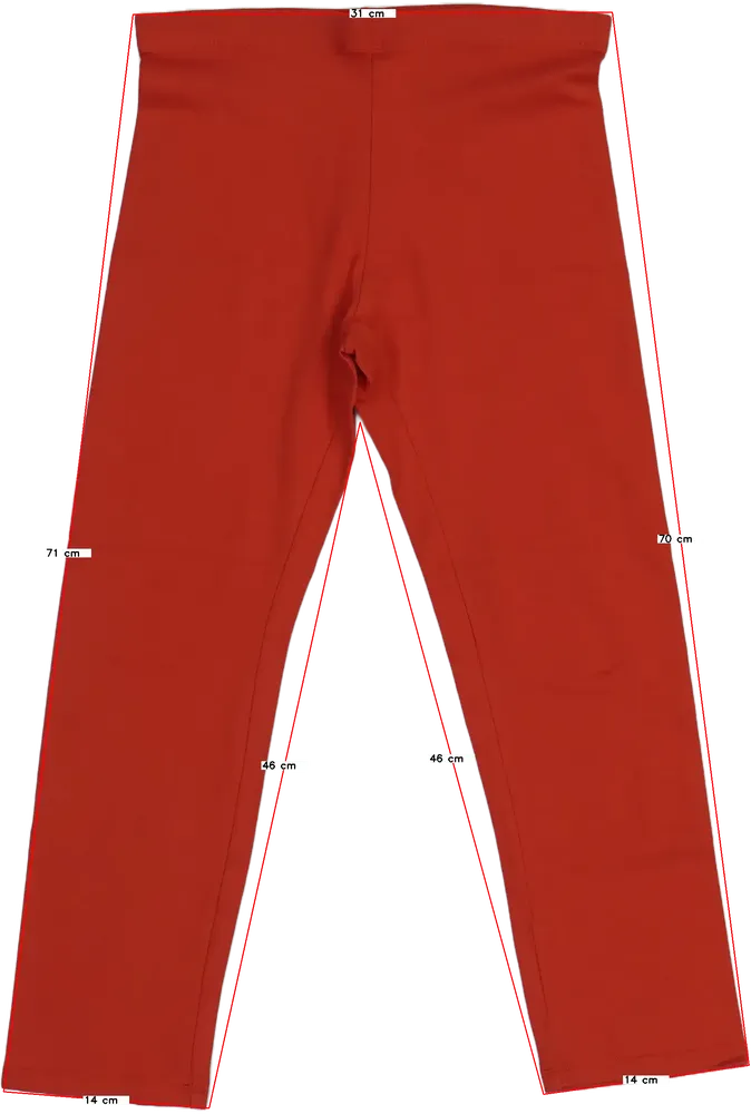 Piros OVS Leggings EU 164 / UK 14 év / US 14 év/XL