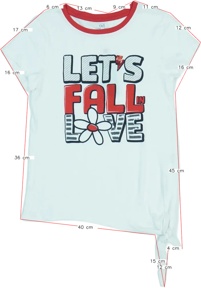 Fehér OVS Póló EU 164 / UK 14 év / US 14 év/XL