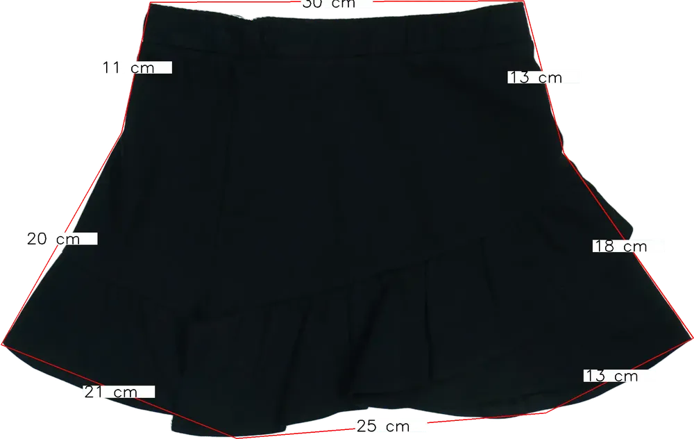 Fekete OVS Szoknya EU 140 / UK 10 év / US 10 év/L