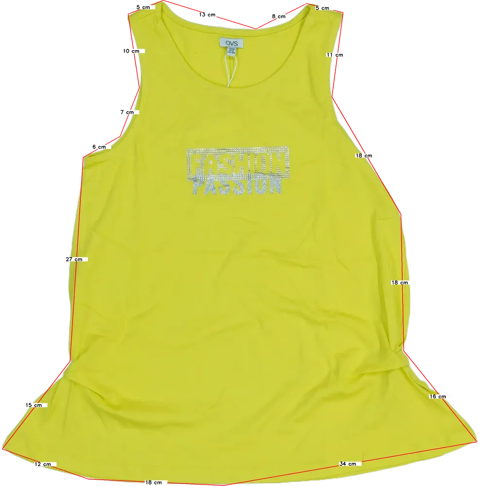 Sárga OVS Tunika EU 158 / UK 13 év / US 14 év/XL