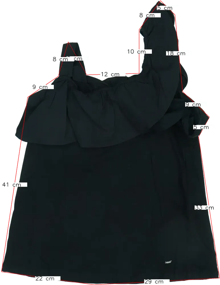 Fekete OVS Blúz EU 158 / UK 13 év / US 14 év/XL