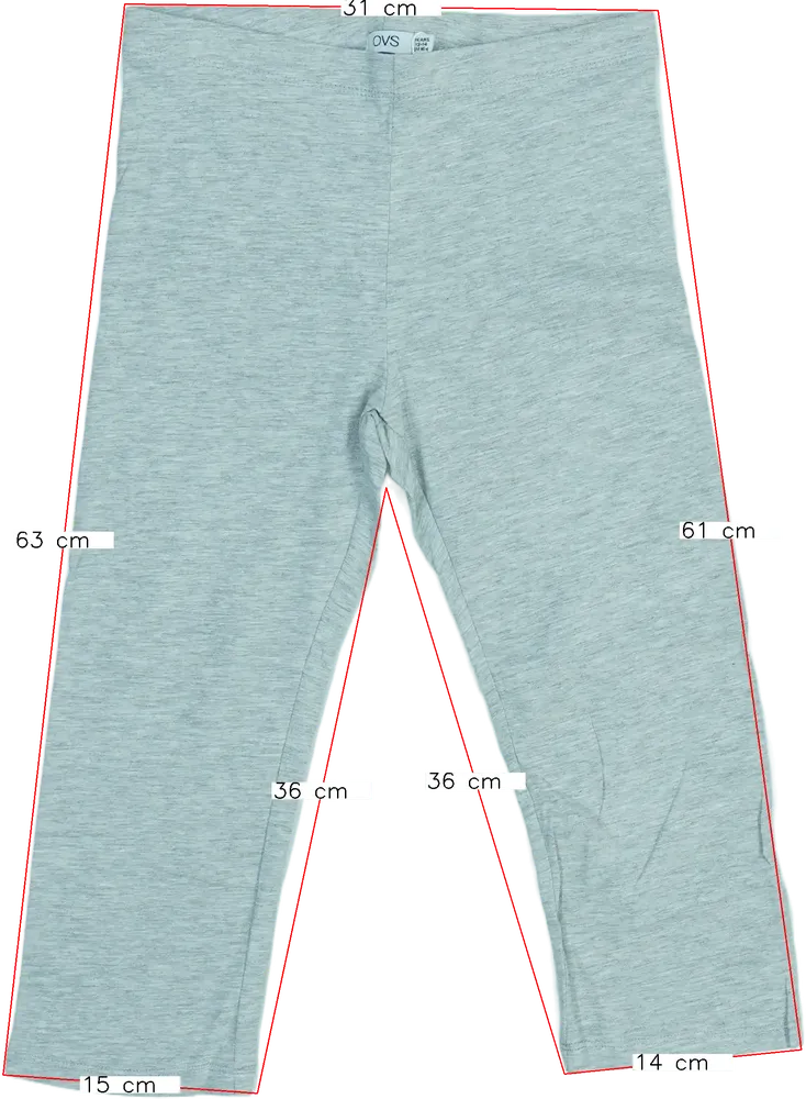 Szürke OVS Leggings EU 164 / UK 14 év / US 14 év/XL