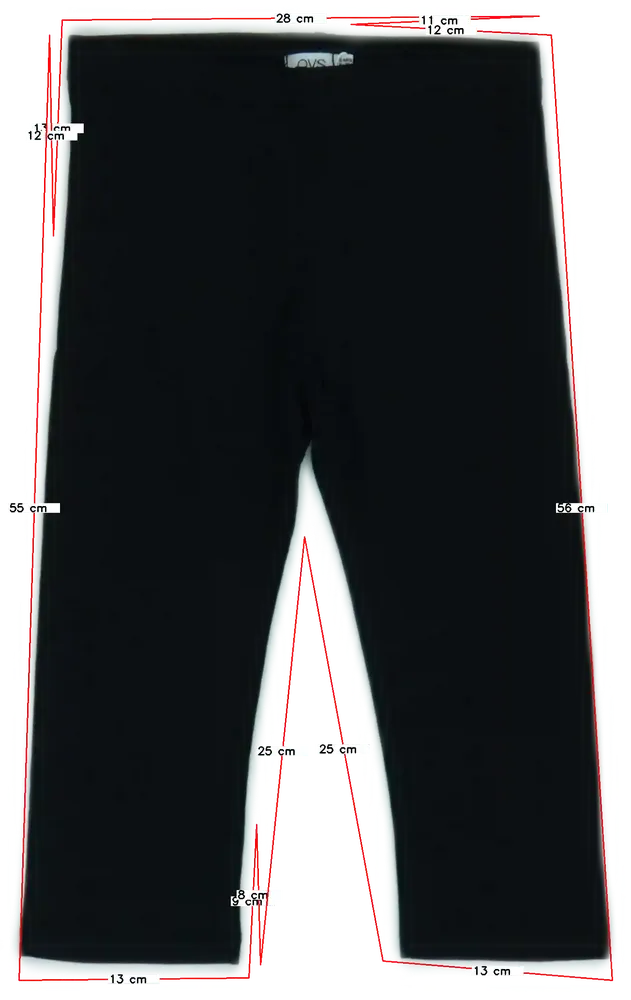 Fekete OVS Leggings EU 140 / UK 10 év / US 10 év/L