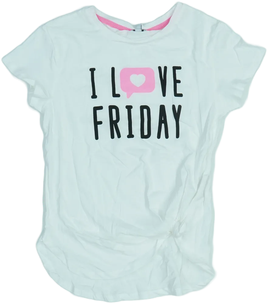 Fehér OVS Póló EU 152 / UK 12 év / US 12 év/L