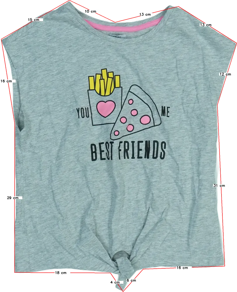 Szürke OVS Póló EU 152 / UK 12 év / US 12 év/L