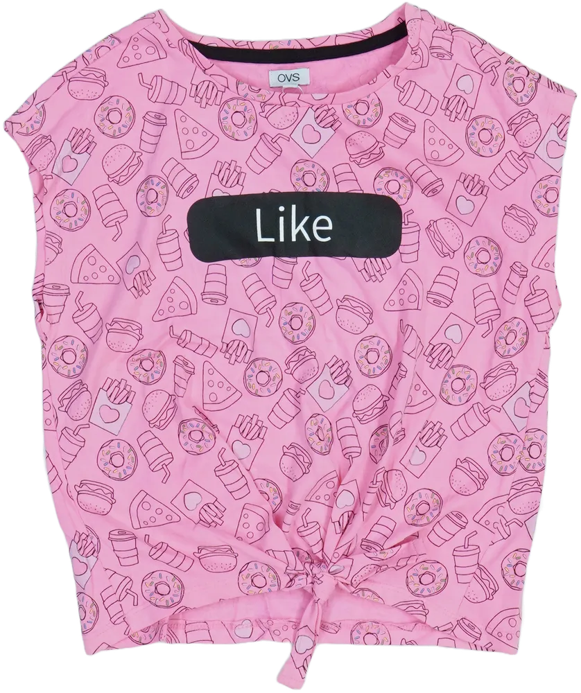Rózsaszín OVS - Fagottino Póló EU 152 / UK 12 év / US 12 év/L