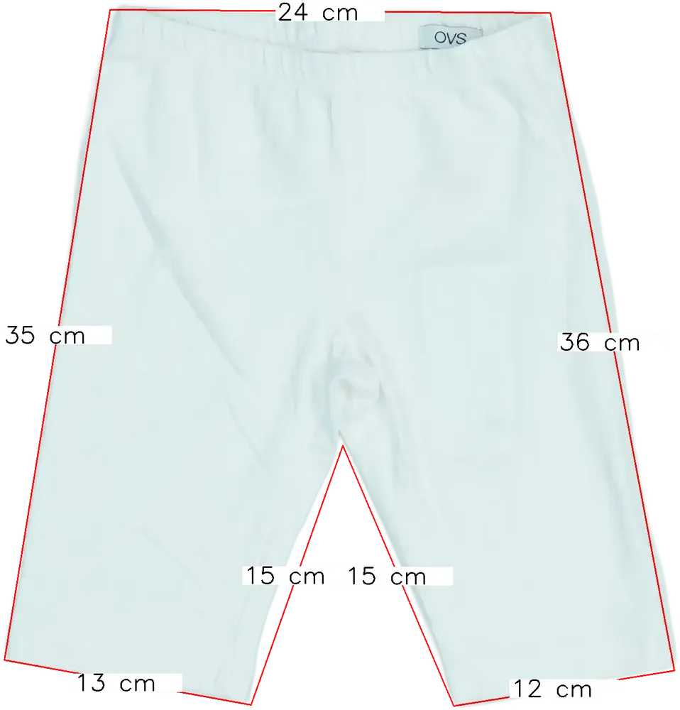 Fehér OVS Leggings EU 122 / UK 7 év / US 7 év/M