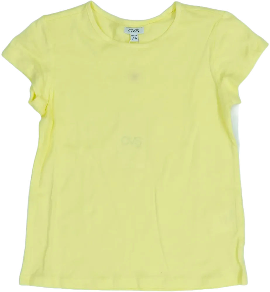 Sárga OVS Póló EU 116 / UK 6 év / US 6 év/S