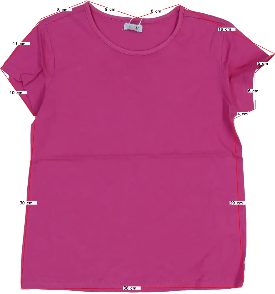 Rózsaszín OVS Póló EU 128 / UK 8 év / US 8 év/M