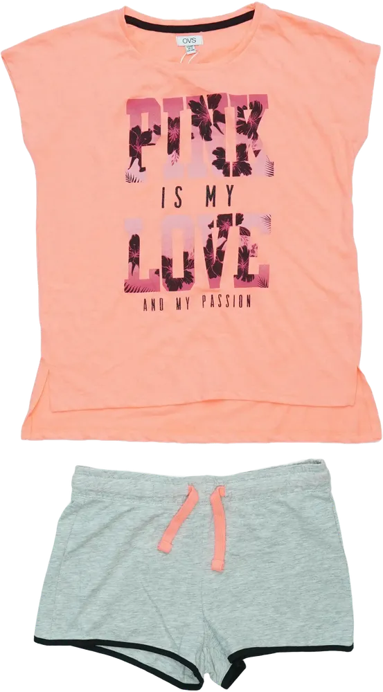 Pink OVS 2-piece set - Top &amp; Bottom EU 152 / UK 12 years / US 12 years/L