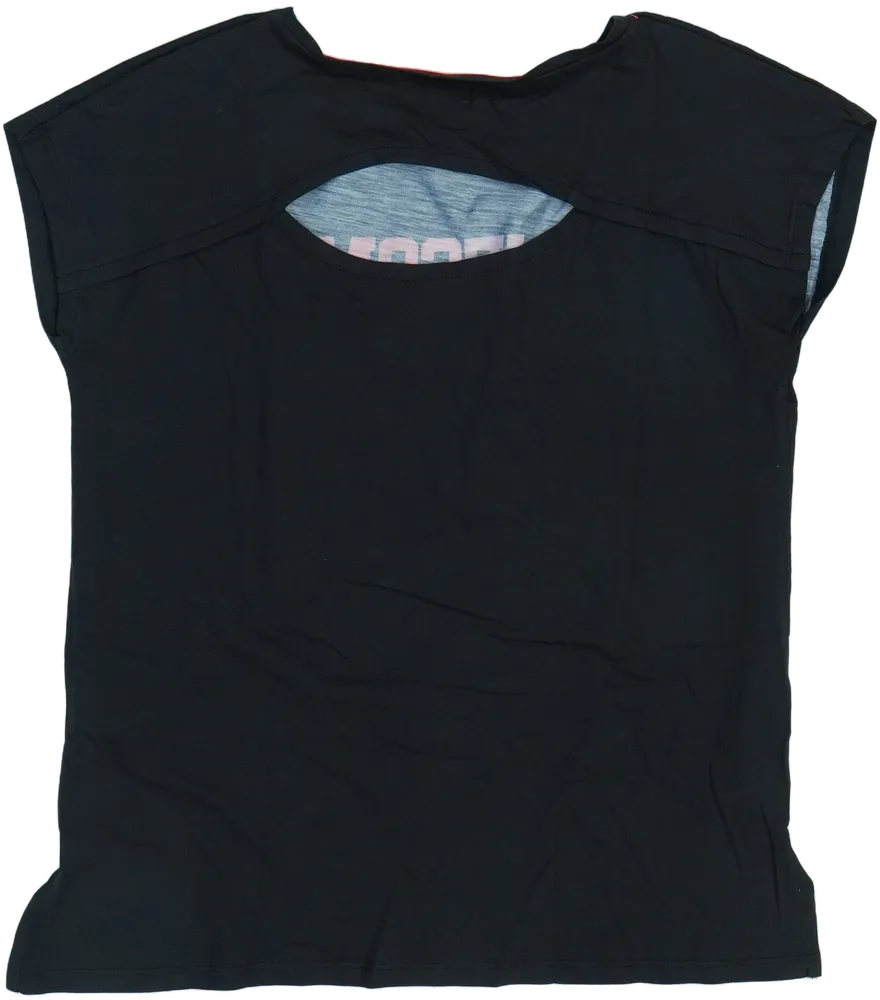 Fekete OVS Póló EU 158 / UK 13 év / US 14 év/XL