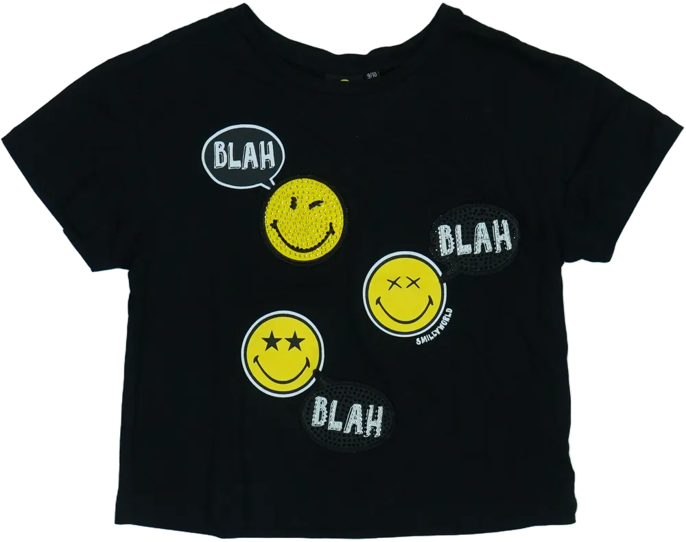 Fekete OVS Póló EU 140 / UK 10 év / US 10 év/L