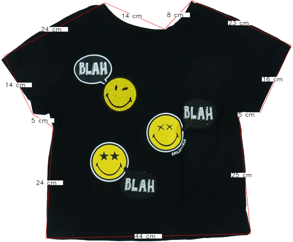 Fekete OVS Póló EU 146 / UK 11 év / US 12 év/L