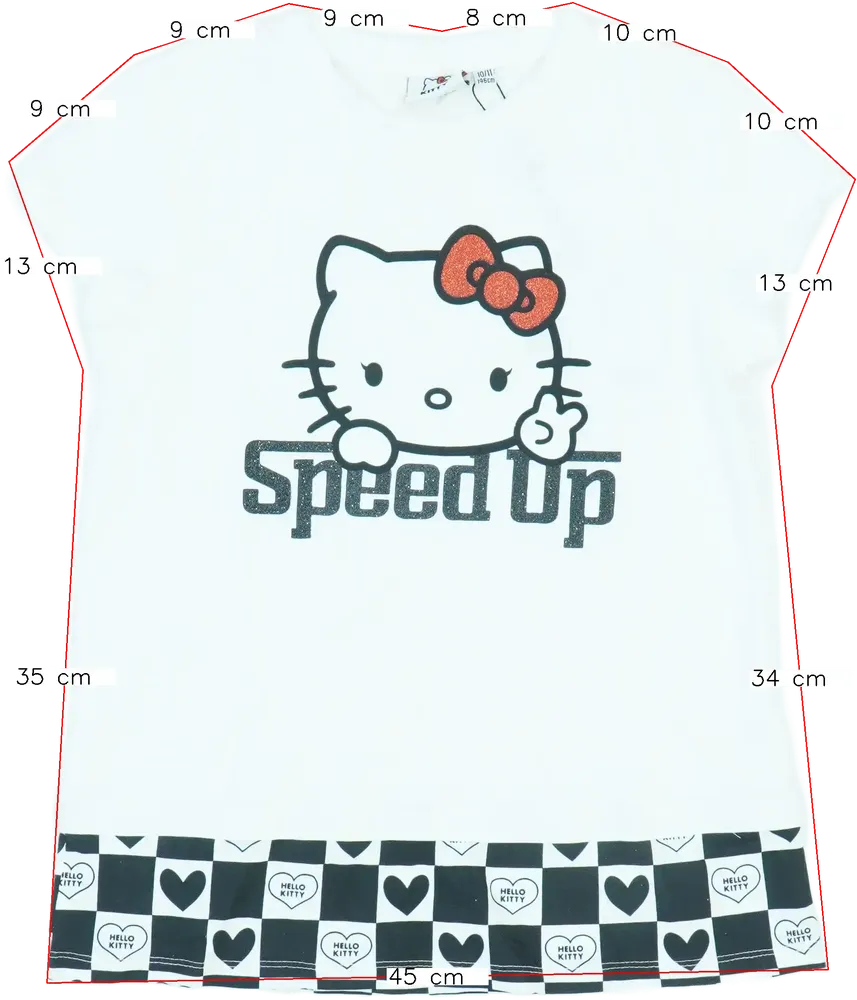 Fehér Sanrio Póló EU 146 / UK 11 év / US 12 év/L